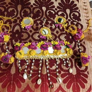 Haldi Jewellery Set..