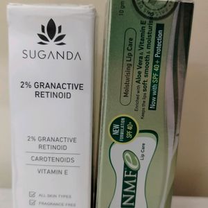 50%off Suganda Retinol Serum And Nmf E Lipbalm