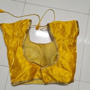 Yellow Color Readymade Blouse