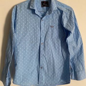 Shirt Printed Blue For Boys