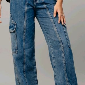 Blue Cargo Jeans