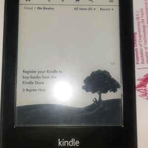 Amazon Kindle Paper White With Blacklight