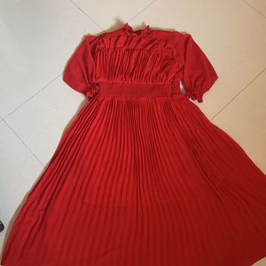 Red Maxi Dress At Discounted Rate