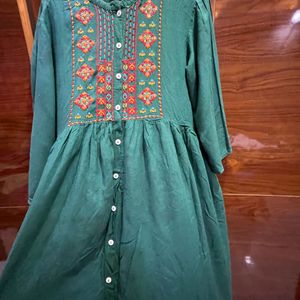 Combo For 2 Green Kurti