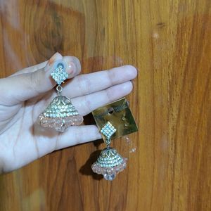 Blush Pink Jhumkas