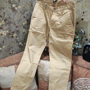 Max Beige men Trousers