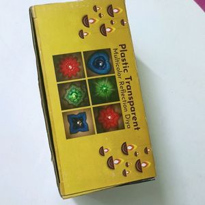 100% New Water Sencer Colorful Diya for Diwali