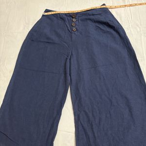 Palazzo/Culottes Dark Blue(🍀Rs.30 OFF)