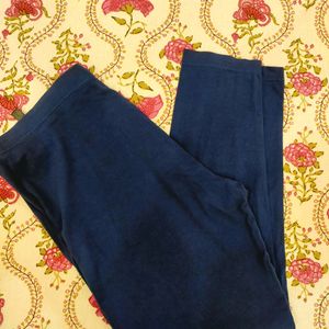 Go Colors Branded Navy Blue XL Size Ankle Length Leggings