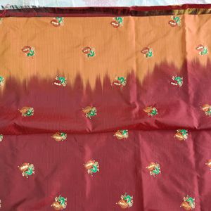 Peacock Design Saree