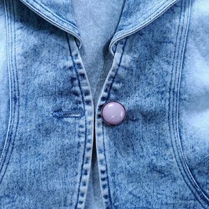 Sleeveless Denim Jacket