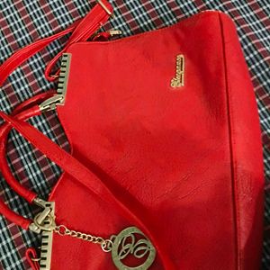 Purse Red In Colour