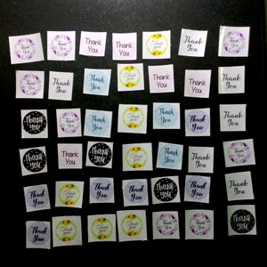 thank you colour full stickers ((pack of 42))