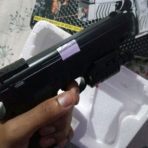 New Toy Gun With Laser Bullets No Box