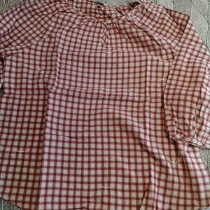 Red Checkered Top