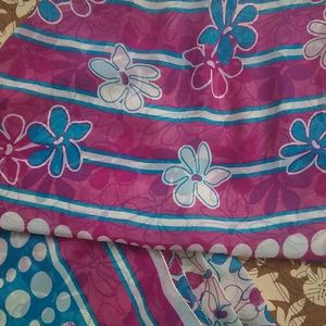 Floral Chiffon Saree