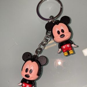 Cute 4 Key Chain Completely New With Pouch