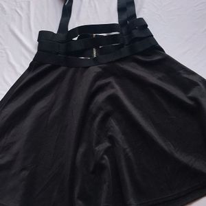 Black Jumpsuit Skirt