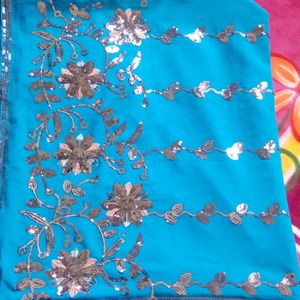 Blue Saree For Women