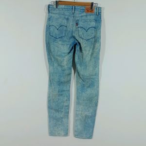 Light Blue Faded Skinny Jean's (Women's)