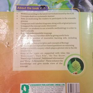 Class-6th Biology Book (ICSE)