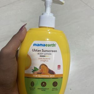 Ubtan Sunscreen Mamaearth Body Lotion