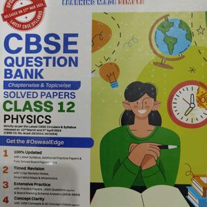 Oswaal CBSE Physics Question Class 12 For Exam2025