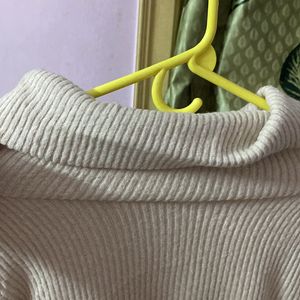 High Neck Knitted Pullover