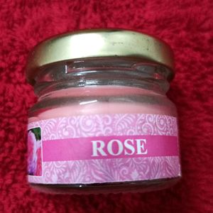 Scented Candle | ROSE | Glass Jar