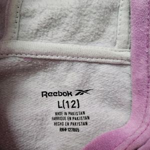 Reebok Lavender Tie and Dye Hooded Sweat Jacket