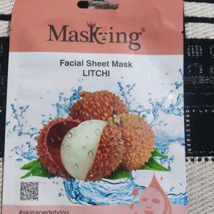 Masking Facial Sheet Mask Litchi