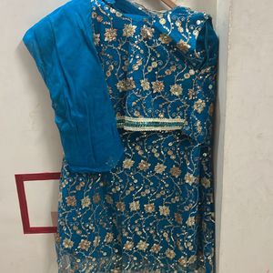 Blue Lehenga Waist 28