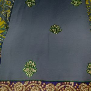 Gray Shaded Daily Wear Saree