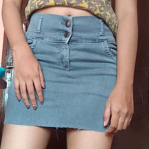 Short Denim Skirt