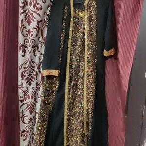 Sleeveless Kurti With Shrug