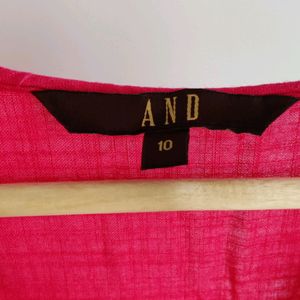 Boxy Fit Hot Pink Top