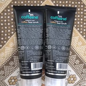 2 coffee face scrub