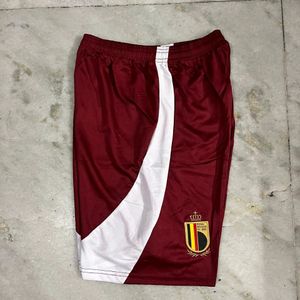 ADIDAS BELGIUM MAROON SHORTS