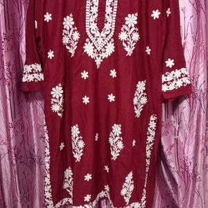 BEST CHIKANKARI WORK KURTA PLAZZO SET