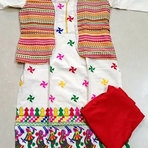 Kurti 3 Piece Multicolour..