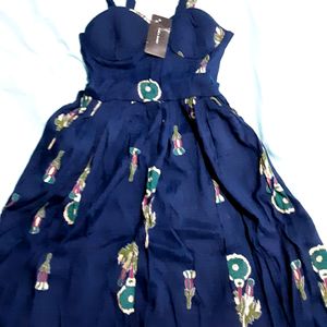 Zara Blue Dress,  Worn Once