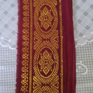 Traditional Maroon Golden Border