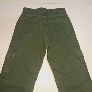 New Olive Green Cargo Pants