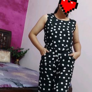 Polka Dot Jumpsuit