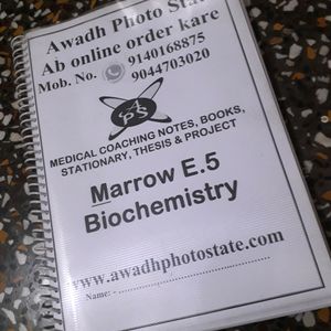 Biochemistry Marrow EDITION 5 BOOK (For NEET PG)!!