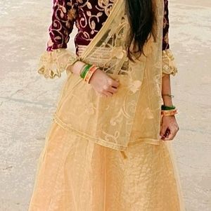 Gota patti lehenga choli