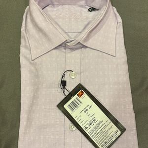 Louis Philippe Classic textured Self Design Shirt