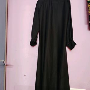 Abaya Black Color With Embroidery Work