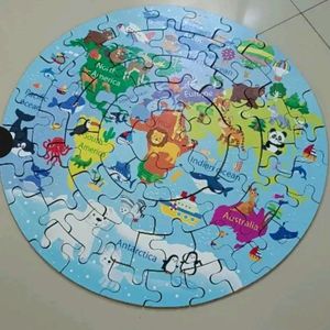 Brand New *** World Map Puzzle 🧩 For Kids