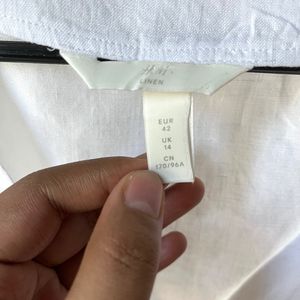 H&M Wrap Up Linen Top